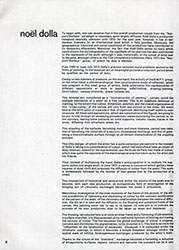 Bernard Lamarche-Vadel, <em>Noël Dolla by Bernard Lamarche-Vadel</em>, février 1975<br />Critic text by Bernard Lamarche-Vadel published in February, 1975 in Art Press, English version